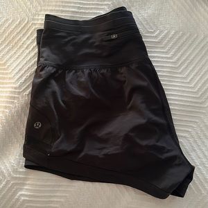 Black lulu lemon shorts
